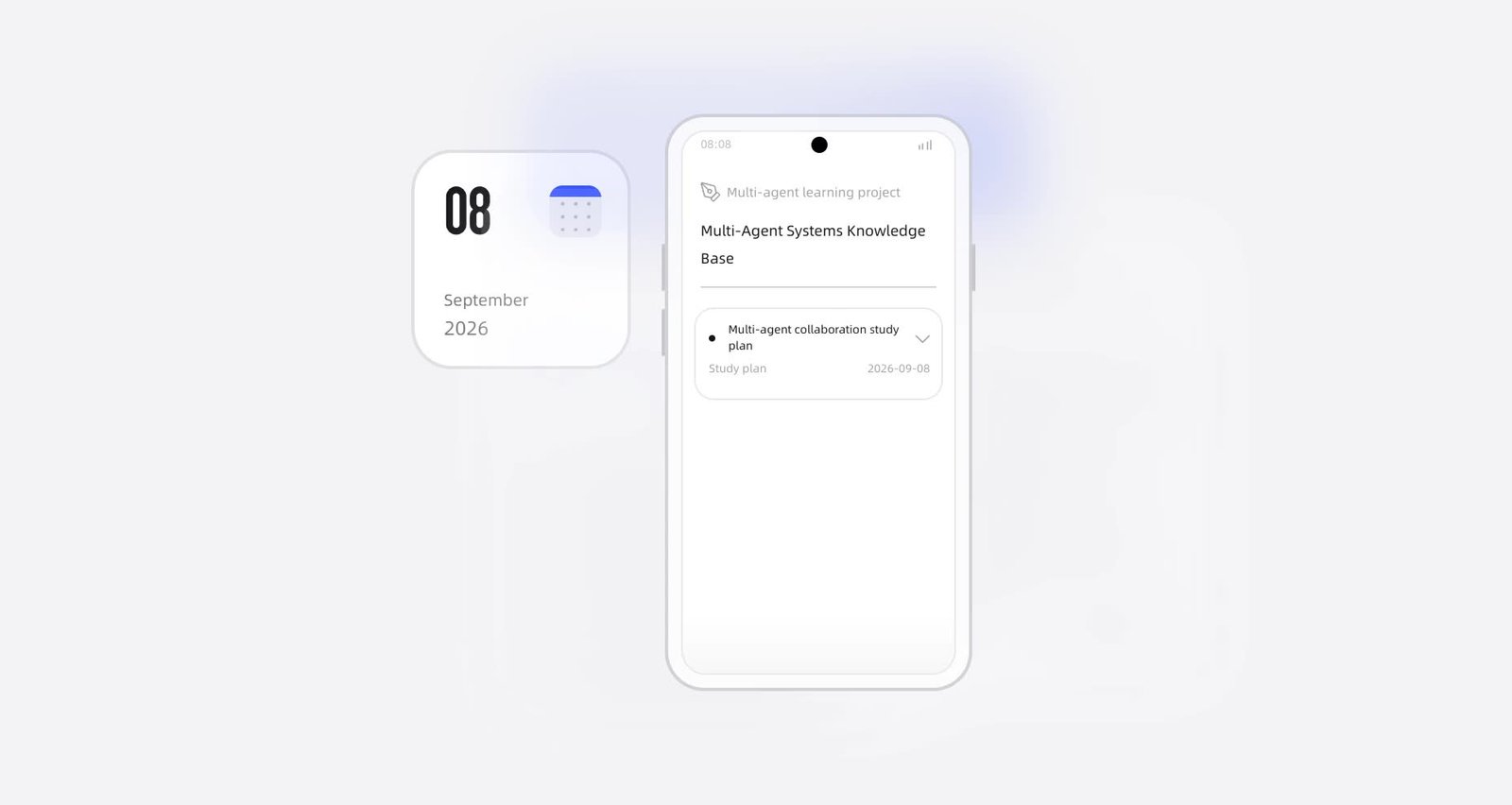 Demostración de Qwen Intelligence con un plan de estudio en un móvil