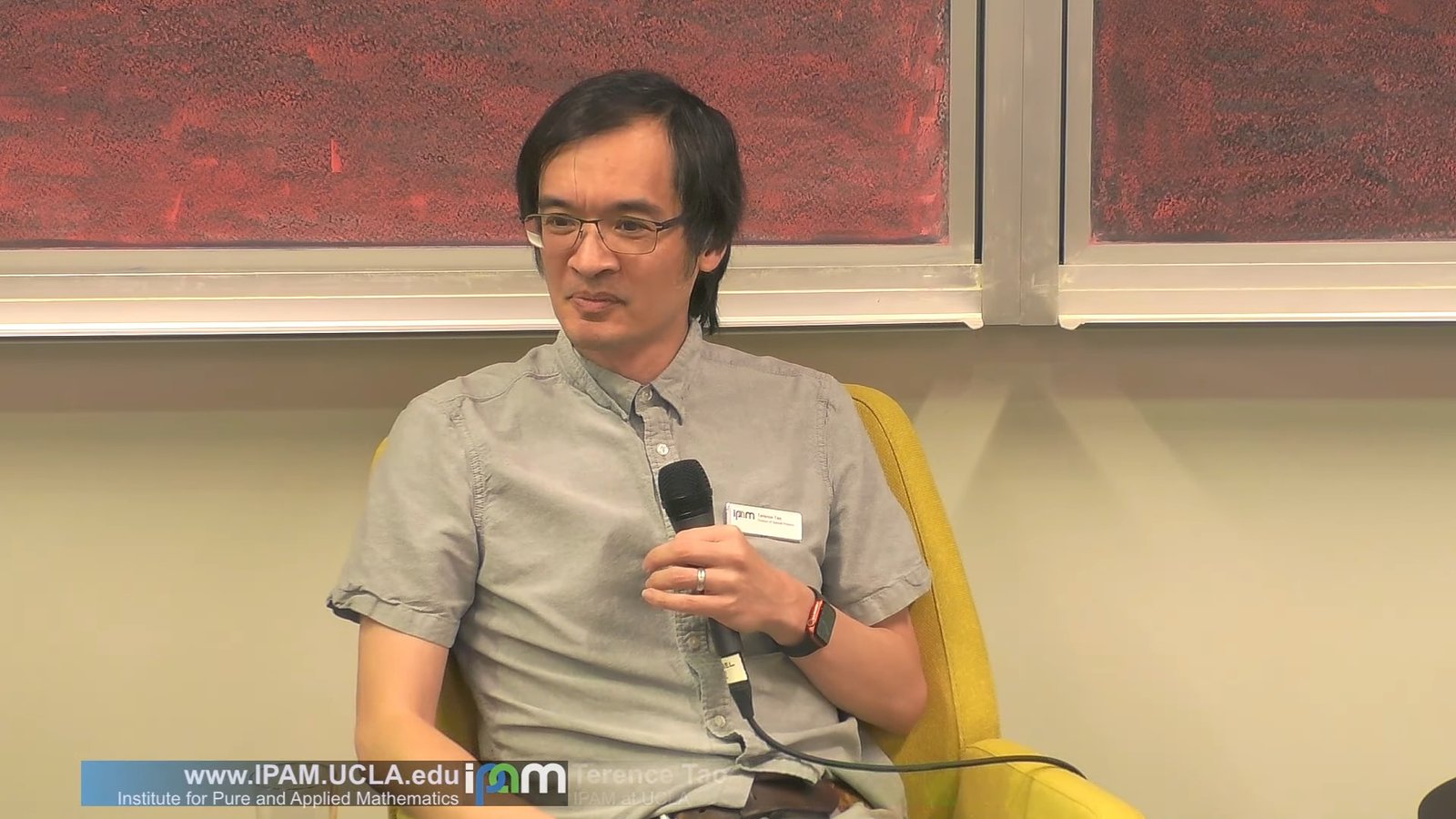 Terence Tao en una conversación de IPAM, marzo de 2026